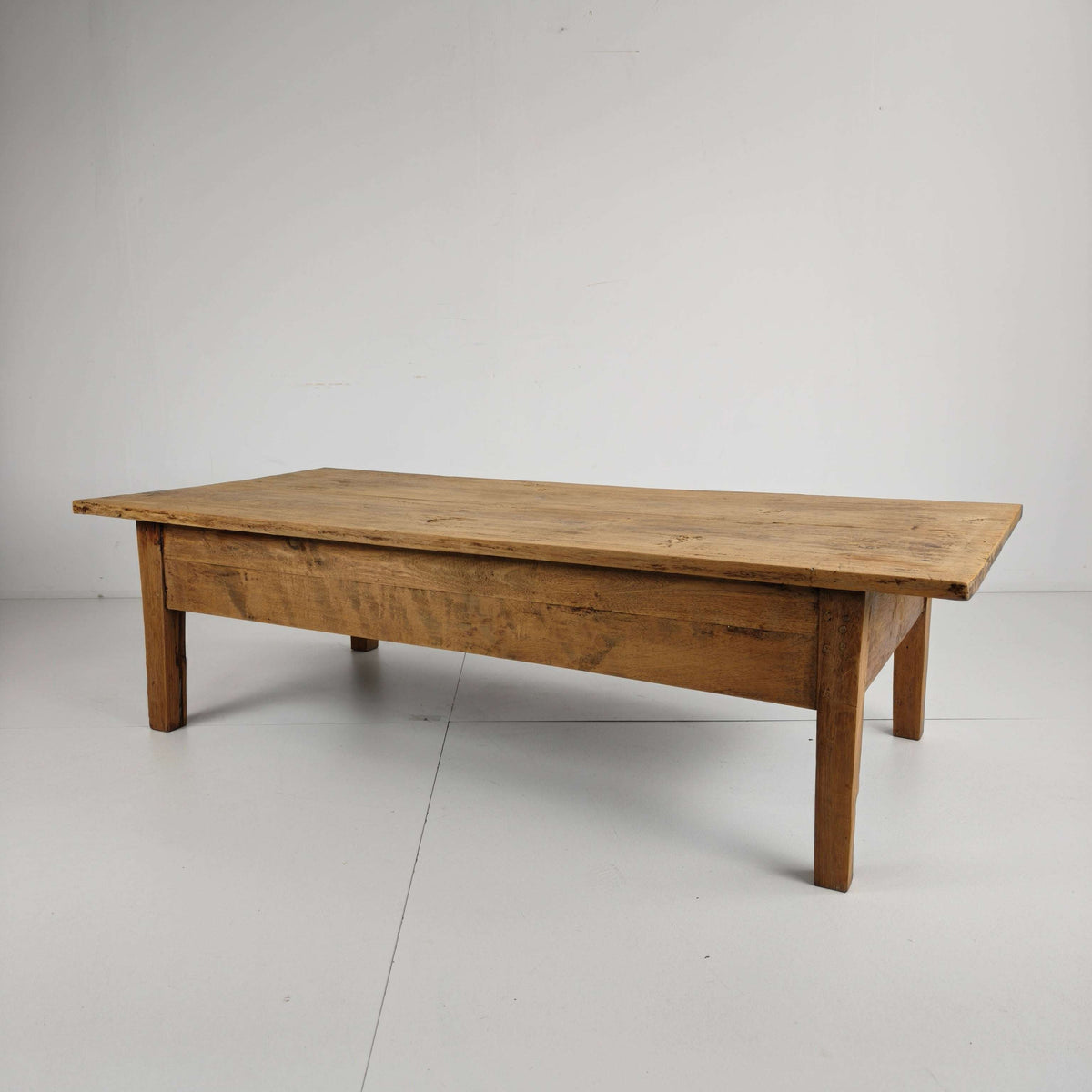 Antique 19th Century French Farmhouse Oak Coffee Table Antique 19th Century French Farmhouse Oak Coffee Table