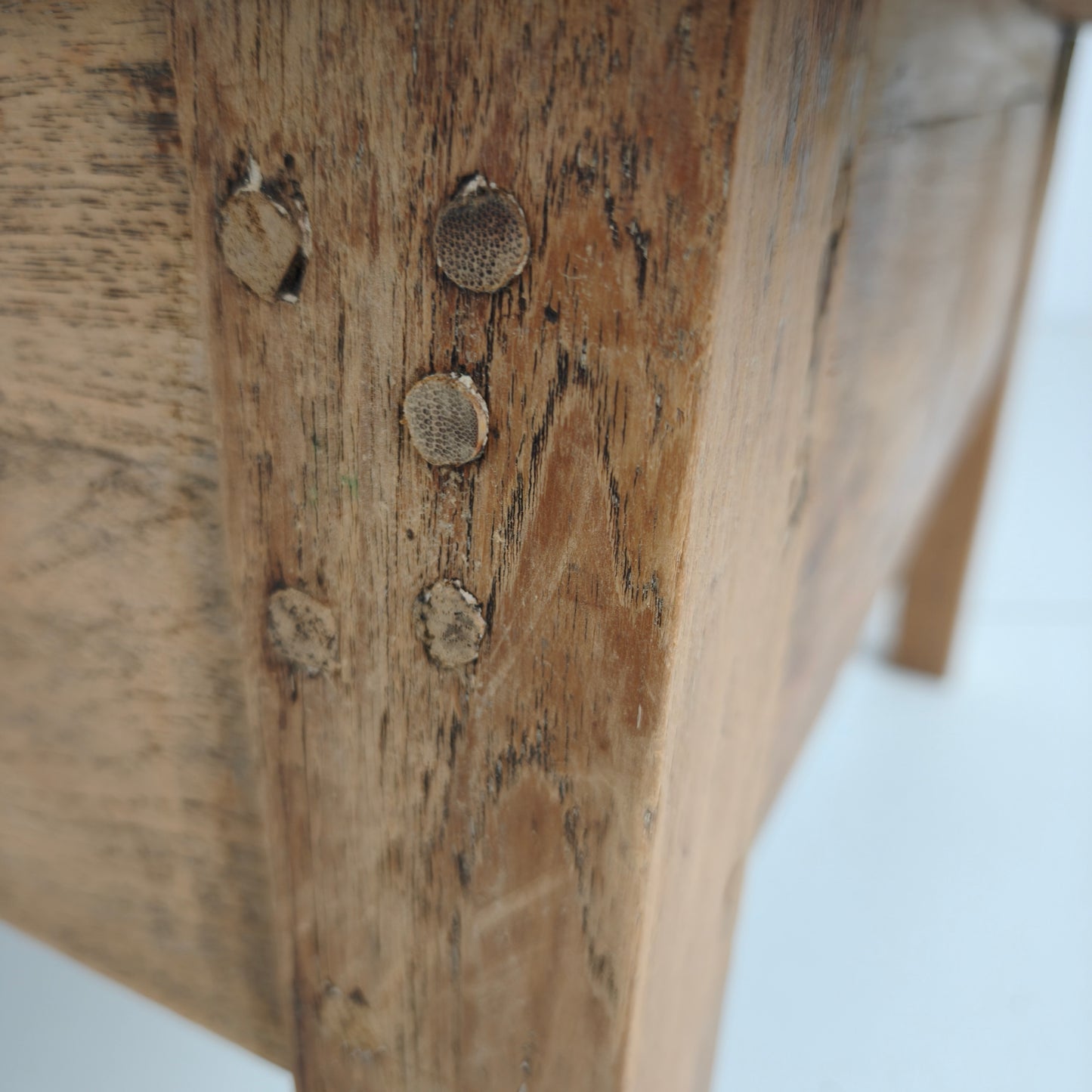Antique 19th Century French Farmhouse Oak Coffee Table