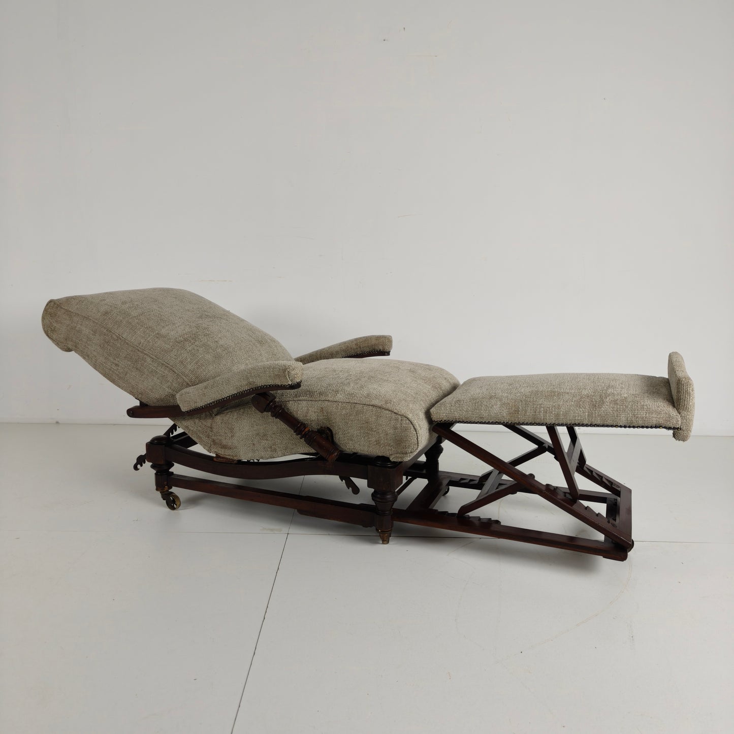 English Reclining Library Chair (circa 1860)