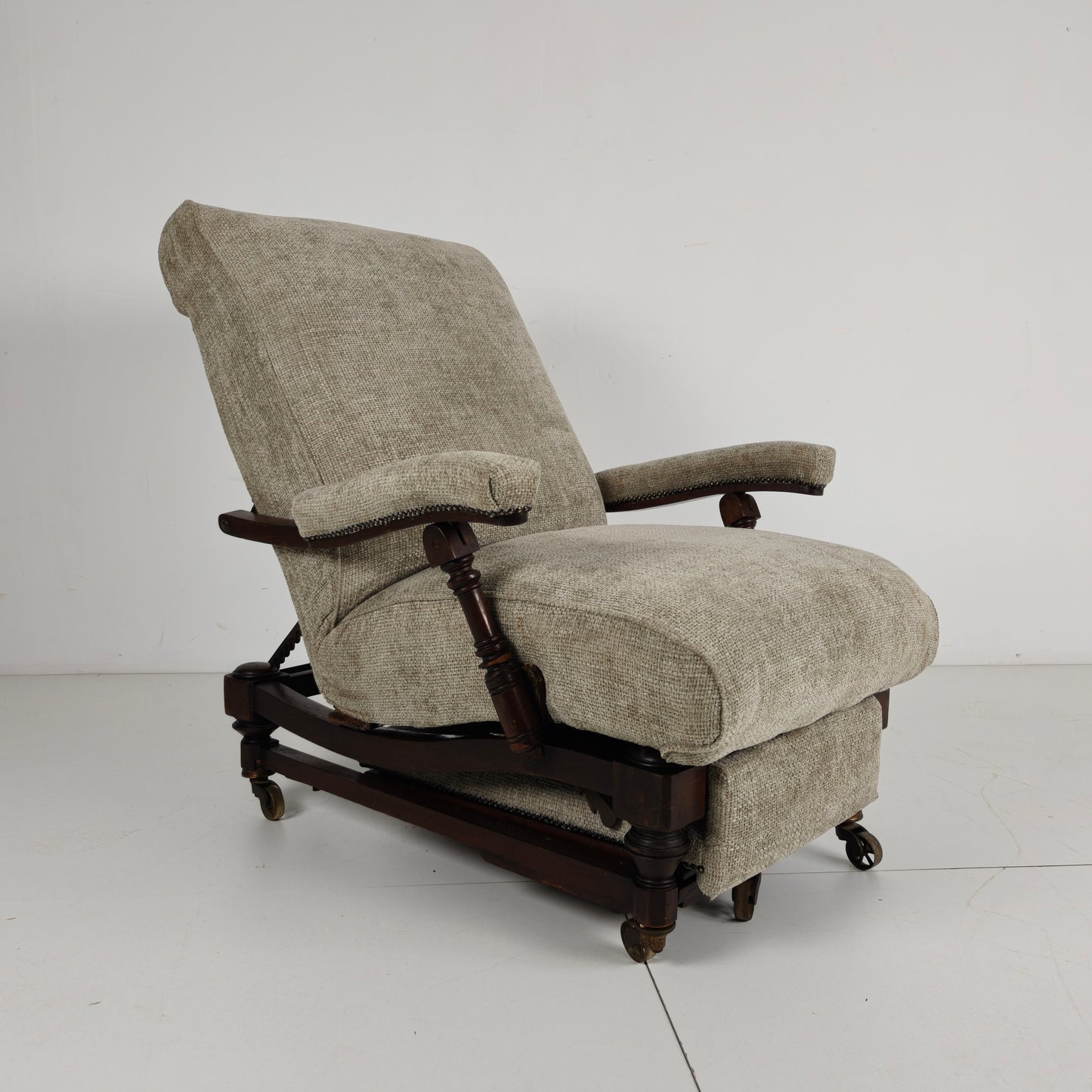 English Reclining Library Chair (circa 1860)