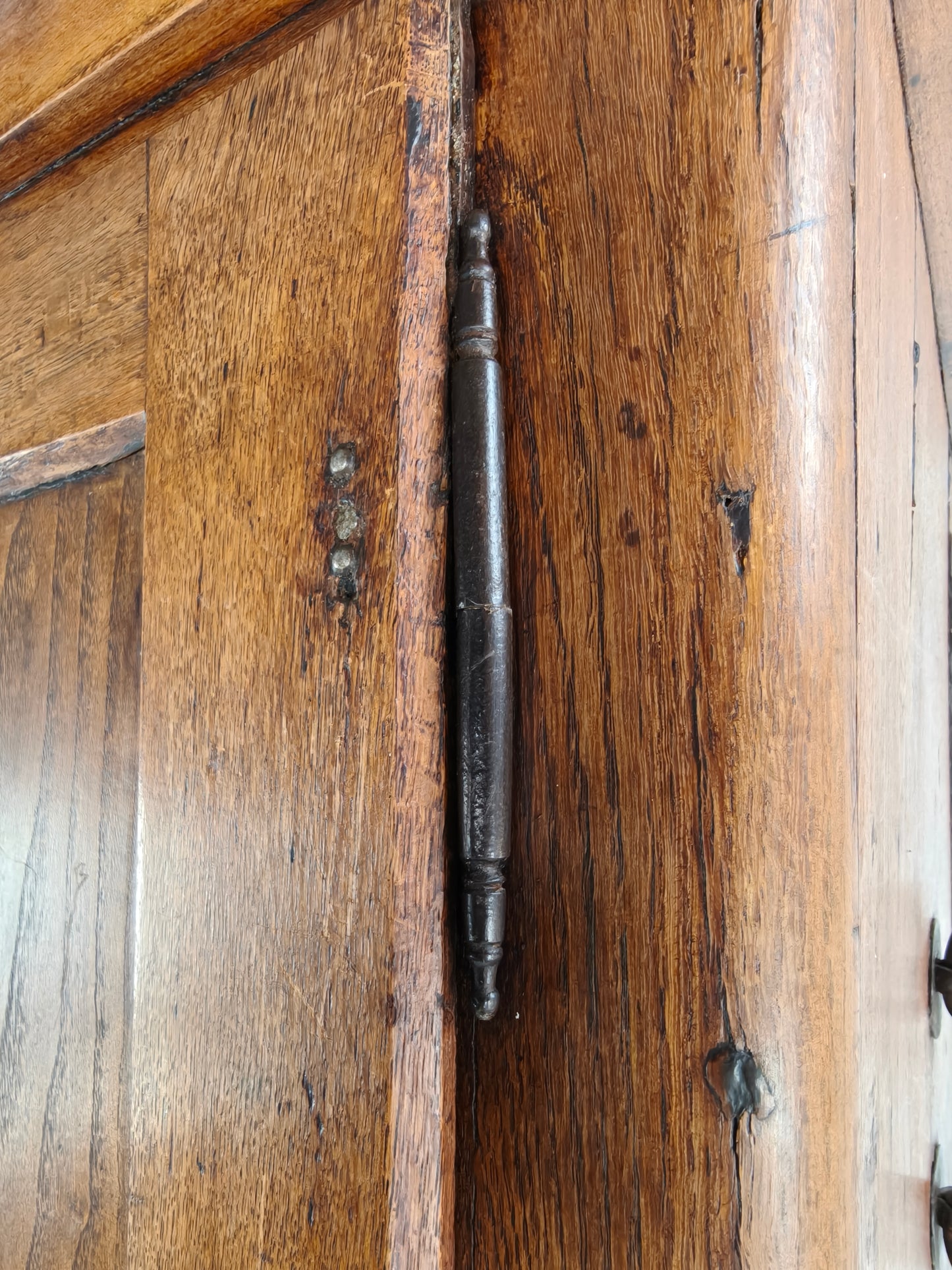 19th Century European Pine Campaign Cabinet / Chest-on-Chest