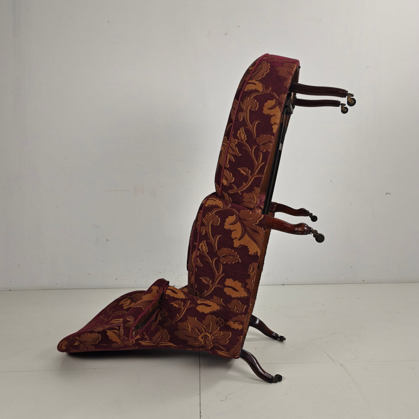 Early 20th-Century Adjustable Reclining Armchair by Drevette L.M., circa 1900–1920