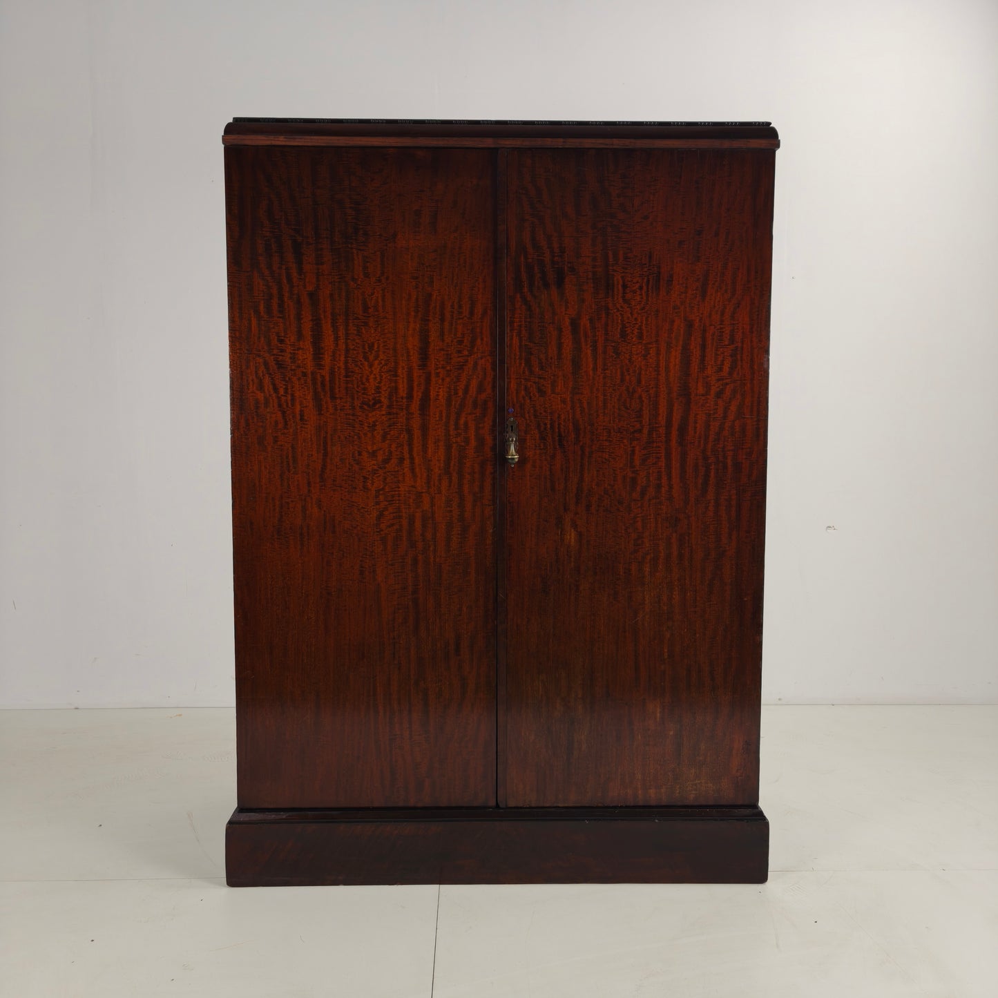 1920s Mahogany and Oak Compactom Ltd Gentleman’s Wardrobe