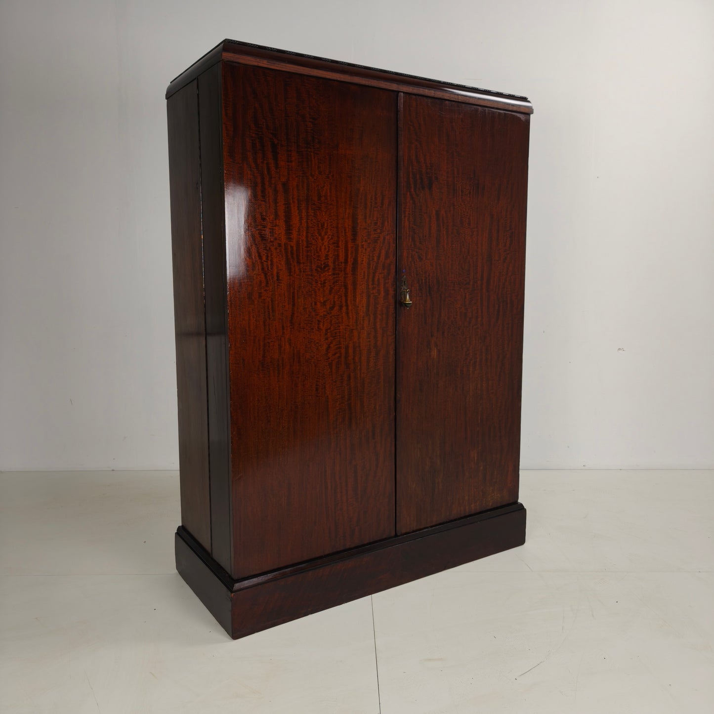 1920s Mahogany and Oak Compactom Ltd Gentleman’s Wardrobe