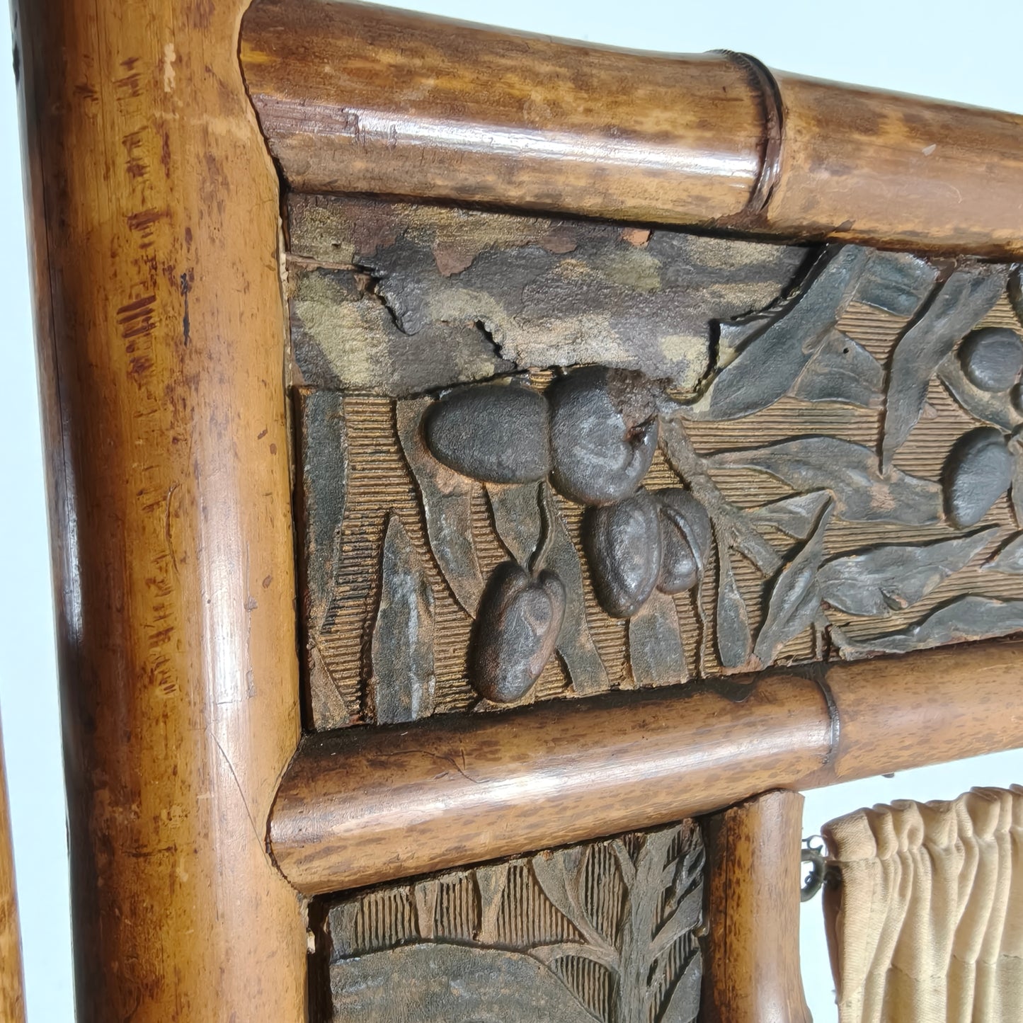 Early 20th Century Bamboo Roomdivider/  Folding Screen