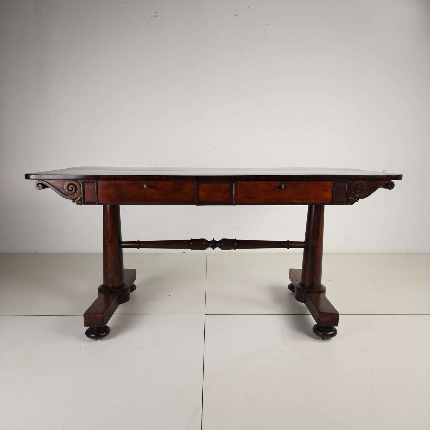 Early 19th Century English Regency / William IV Library Writing Table Early 19th Century English Regency / William IV Library Writing Table