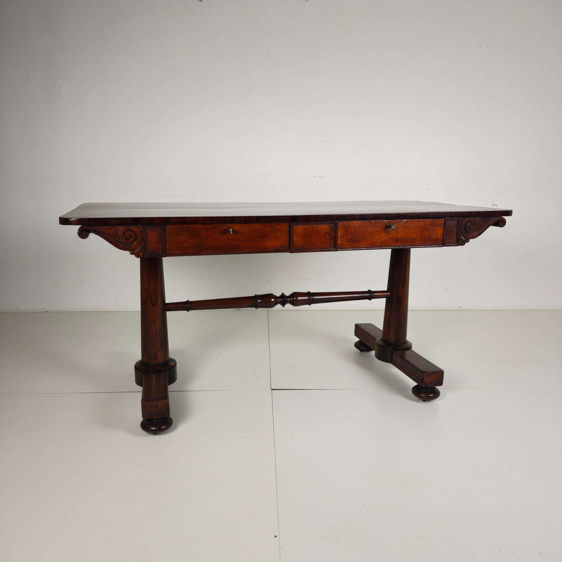 Early 19th Century English Regency / William IV Library Writing Table Early 19th Century English Regency / William IV Library Writing Table