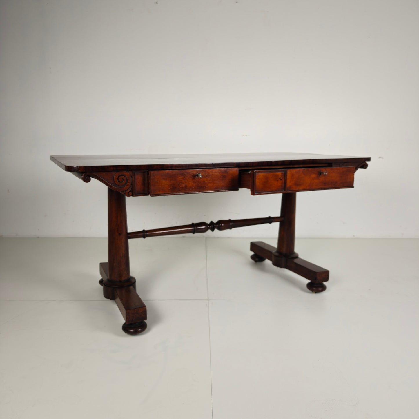 Early 19th Century English Regency / William IV Library Writing Table Early 19th Century English Regency / William IV Library Writing Table