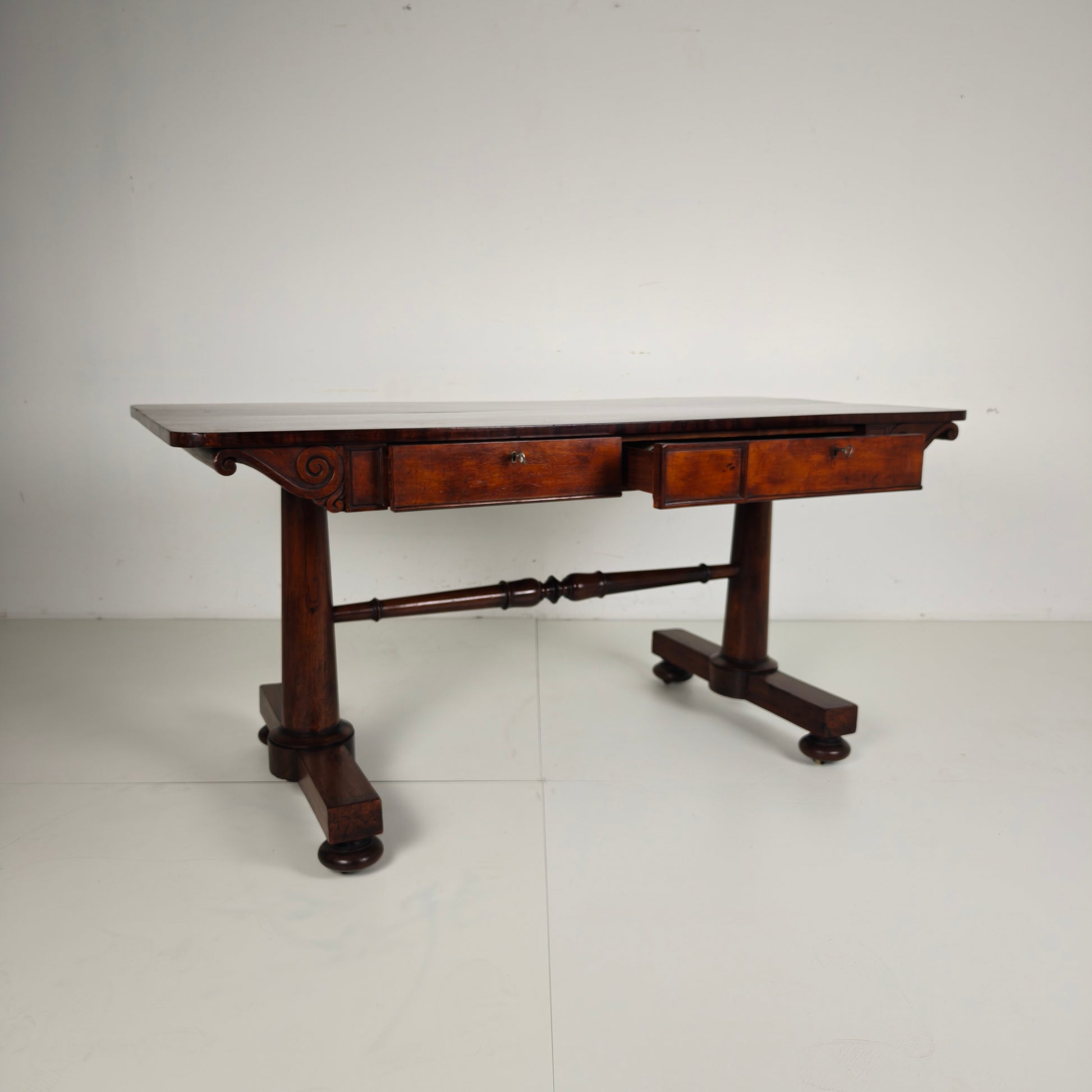 Early 19th Century English Regency / William IV Library Writing Table Early 19th Century English Regency / William IV Library Writing Table
