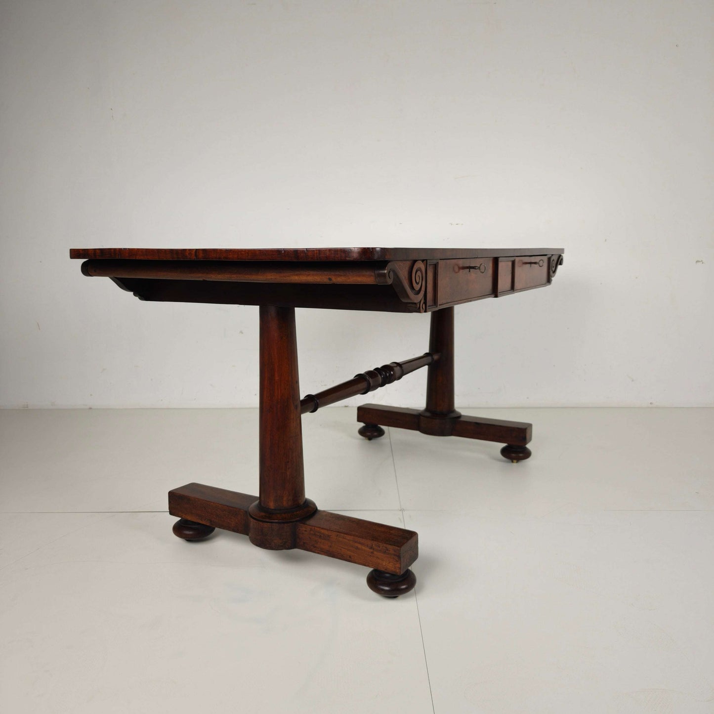 Early 19th Century English Regency / William IV Library Writing Table Early 19th Century English Regency / William IV Library Writing Table