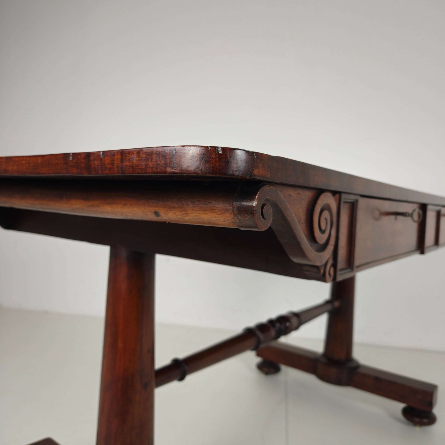 Early 19th Century English Regency / William IV Library Writing Table Early 19th Century English Regency / William IV Library Writing Table