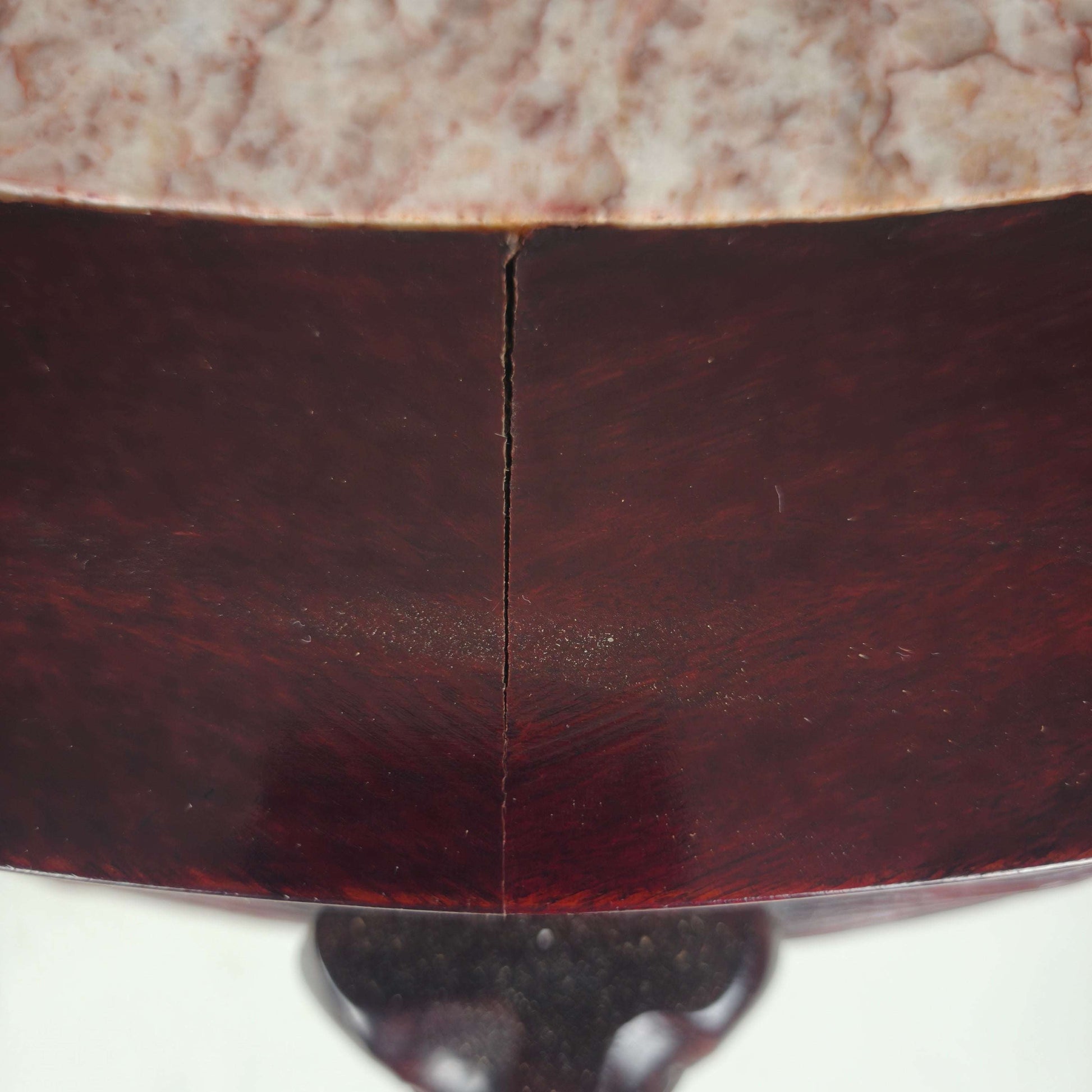 Vintage Chinese Hardwood Console / Side Table with Marble Top Vintage Chinese Hardwood Console / Side Table with Marble Top