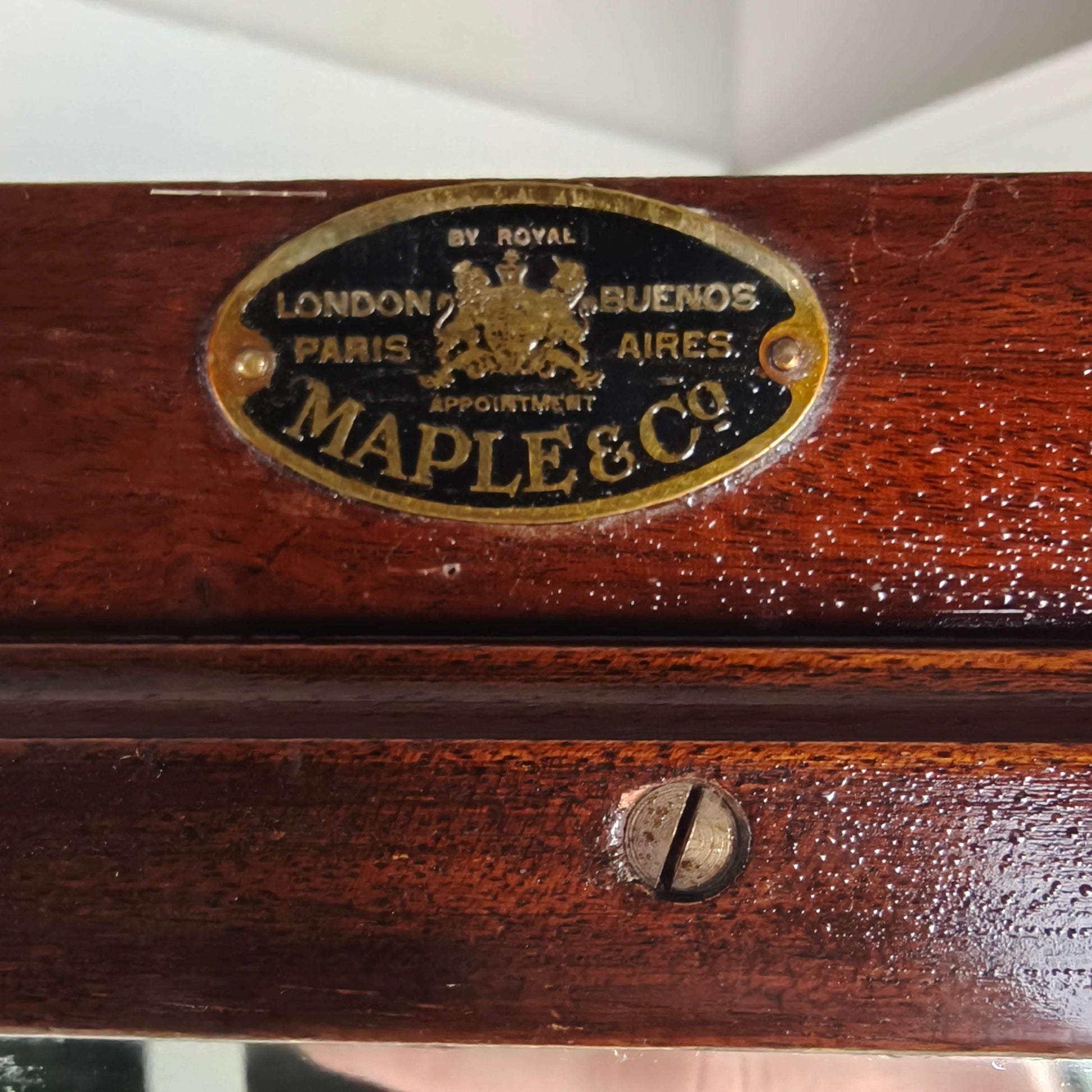Early 20th Century Maple & Co. Gentleman’s Wardrobe Early 20th Century Maple & Co. Gentleman’s Wardrobe