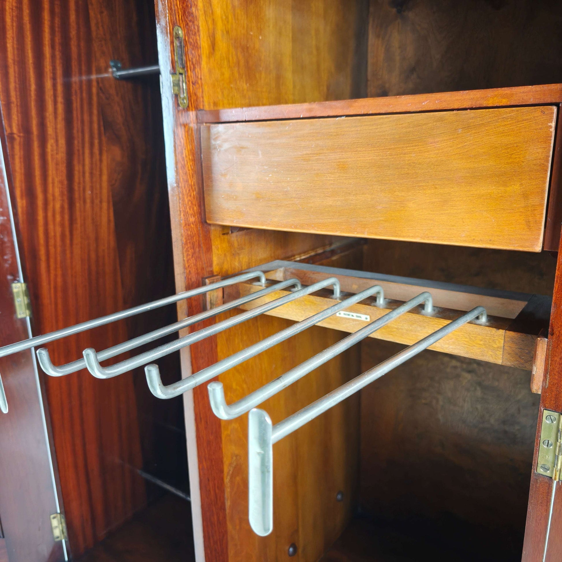 Early 20th Century Maple & Co. Gentleman’s Wardrobe Early 20th Century Maple & Co. Gentleman’s Wardrobe