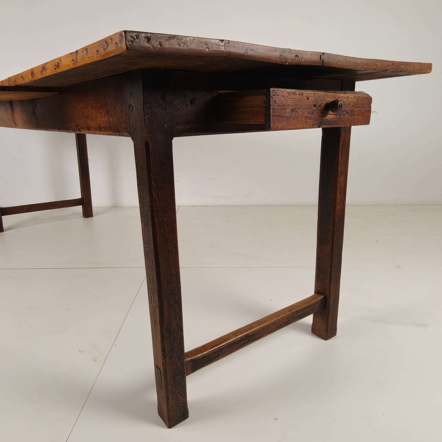 Late 19th Century French Farmhouse Dining Table Late 19th Century French Farmhouse Dining Table