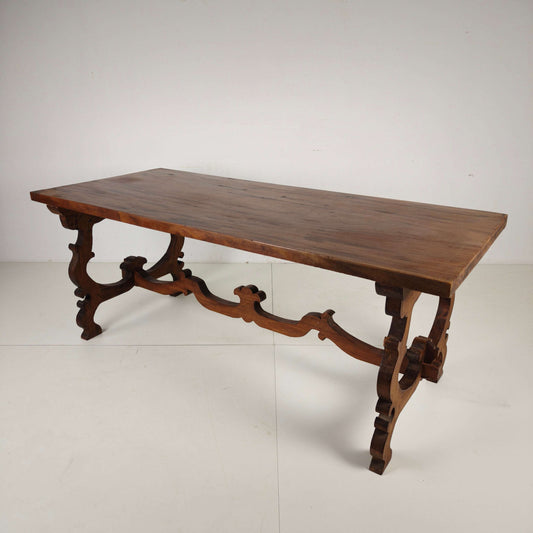 Spanish Solid Wood Dining Table – 20th Century Spanish Solid Wood Dining Table – 20th Century