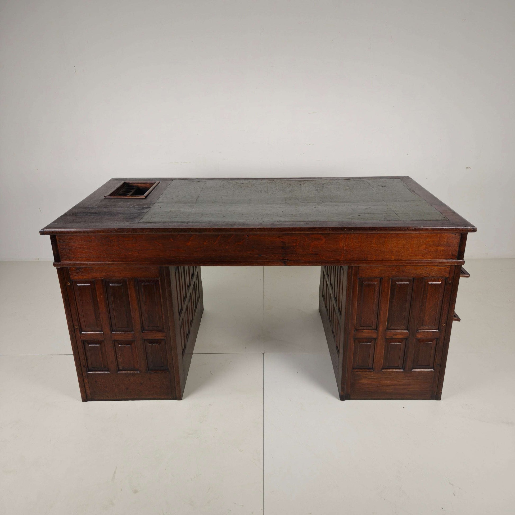 Antique Oak Writing Desk by Stolzenberg – Tambour Roll Top Desk – c1880 Antique Oak Writing Desk by Stolzenberg – Tambour Roll Top Desk – c1880
