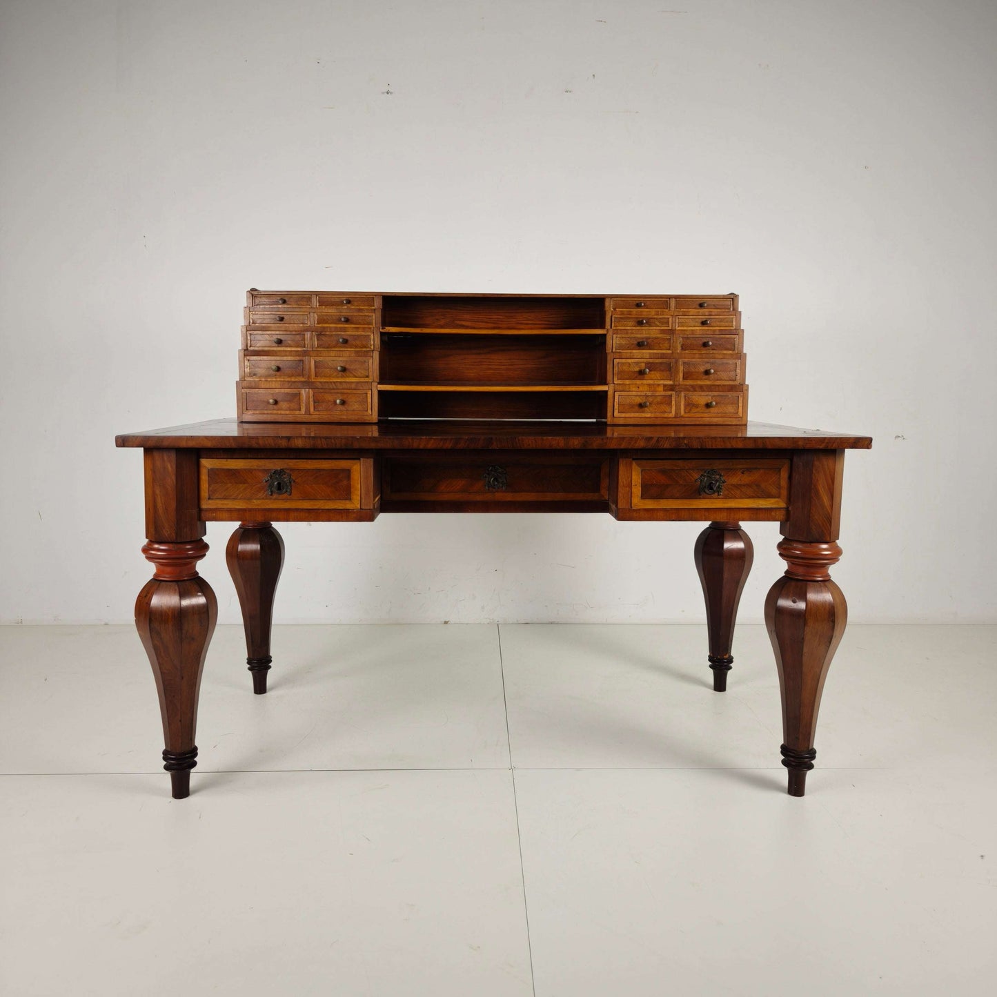 19th Century German Marquetry Writing Desk 19th Century German Marquetry Writing Desk