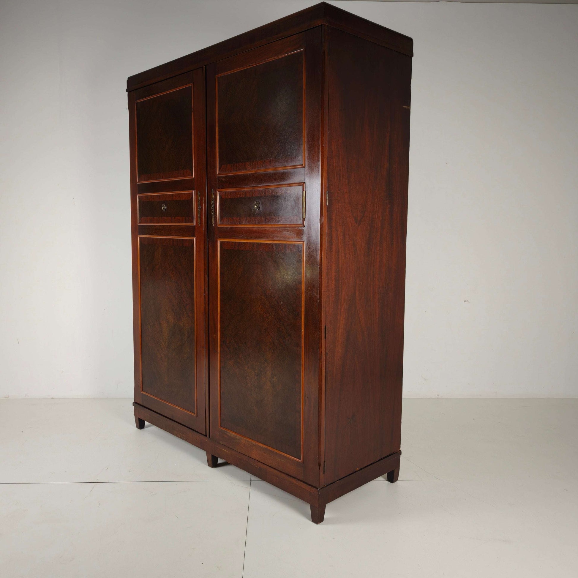 Compactom Ltd Model JCH Gentleman’s Wardrobe with Secret Drawers – England, c.1920 Compactom Ltd Model JCH Gentleman’s Wardrobe with Secret Drawers – England, c.1920
