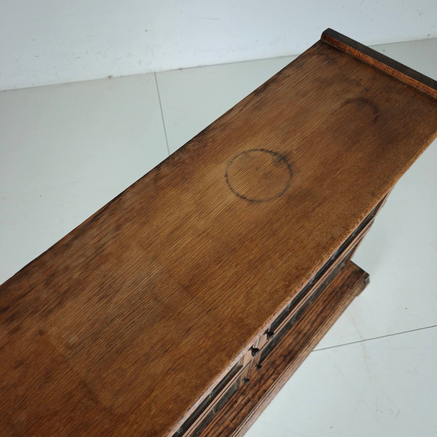 English Oak Bookcase by Minty Library Specialists, Oxford, 1920s