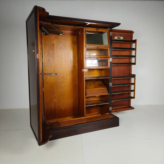 1920s Compactom Ltd Gentleman’s Wardrobe – Complete Fitted Interior 1920s Compactom Ltd Gentleman’s Wardrobe – Complete Fitted Interior