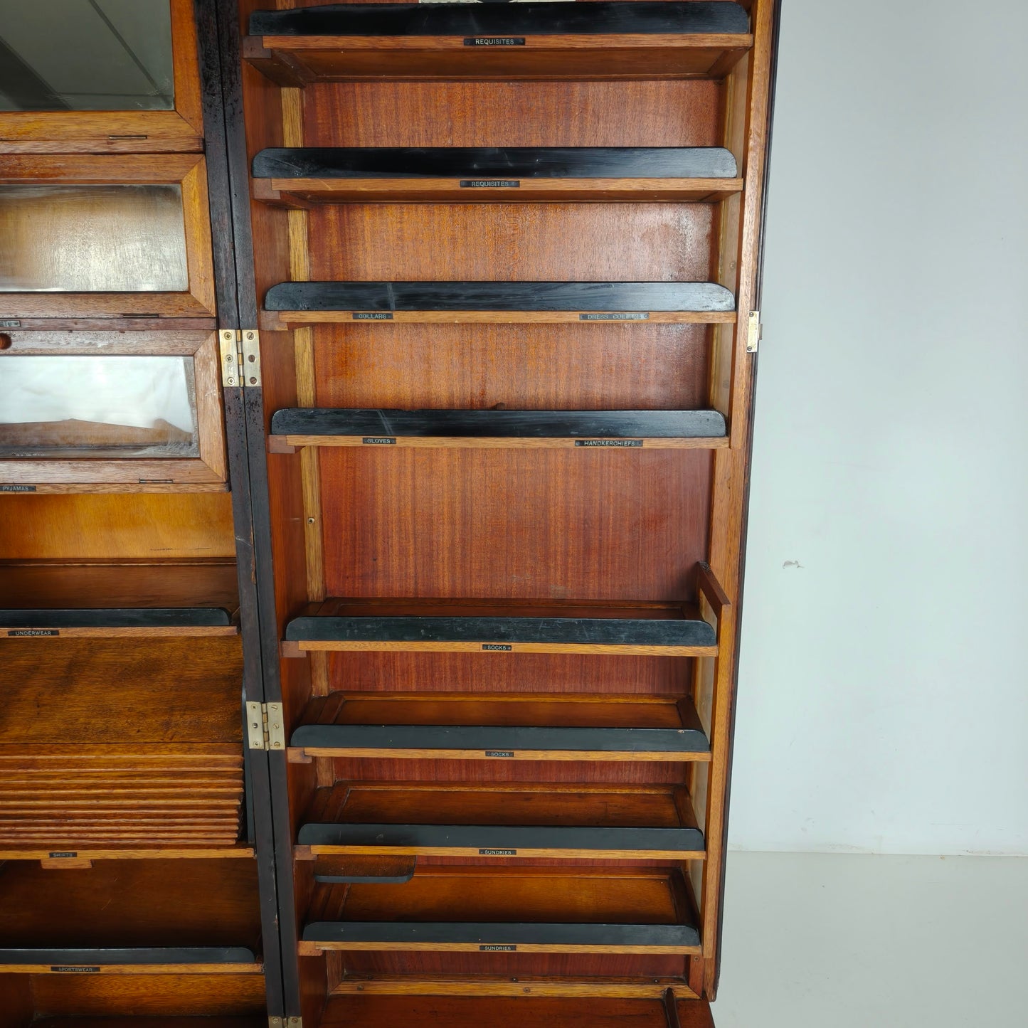1920s Compactom Ltd Gentleman’s Wardrobe – Complete Fitted Interior