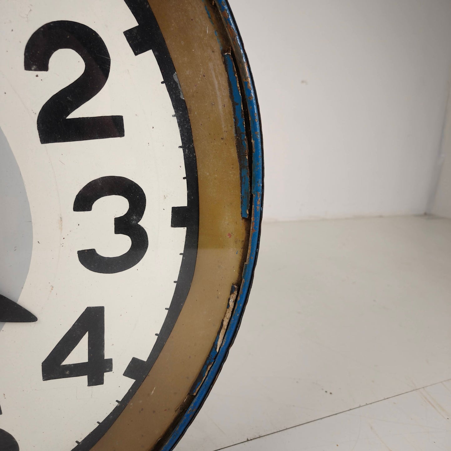 Large Station Clock with Moon Phase and Calendar, 78 cm