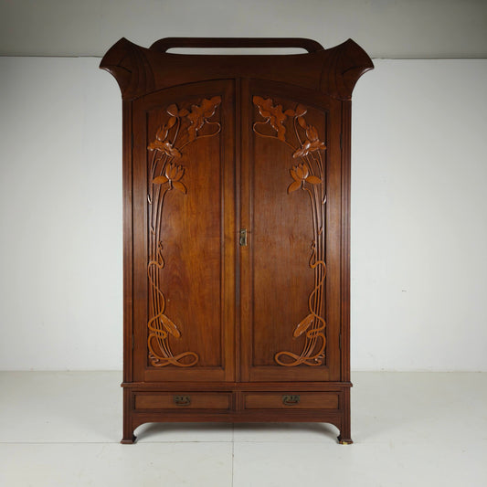 Art Nouveau Wardrobe, circa 1900 Art Nouveau Wardrobe, circa 1900