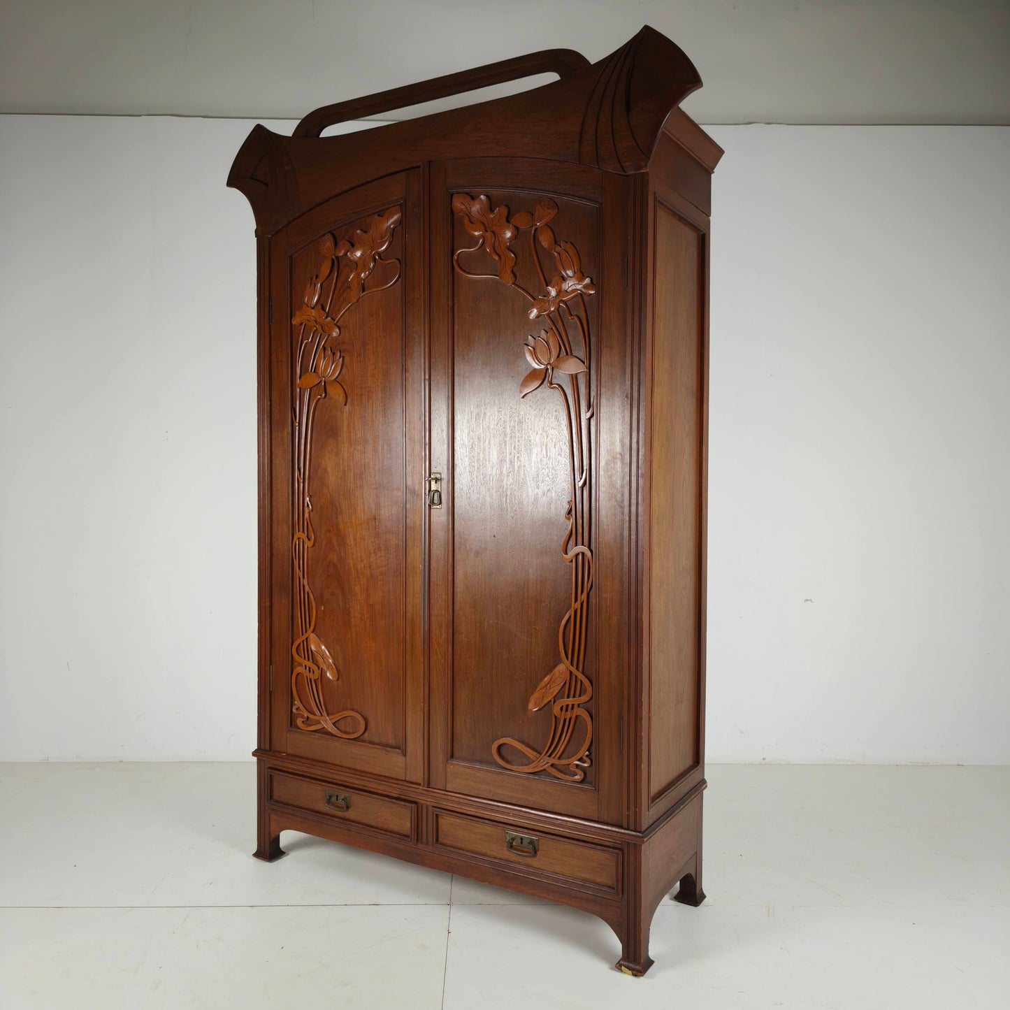 Art Nouveau Wardrobe, circa 1900