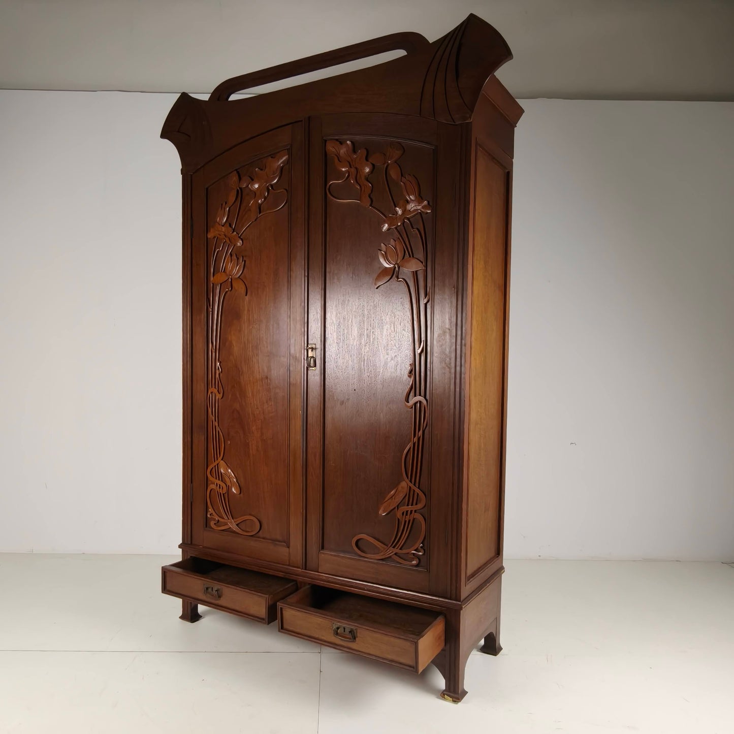 Art Nouveau Wardrobe, circa 1900