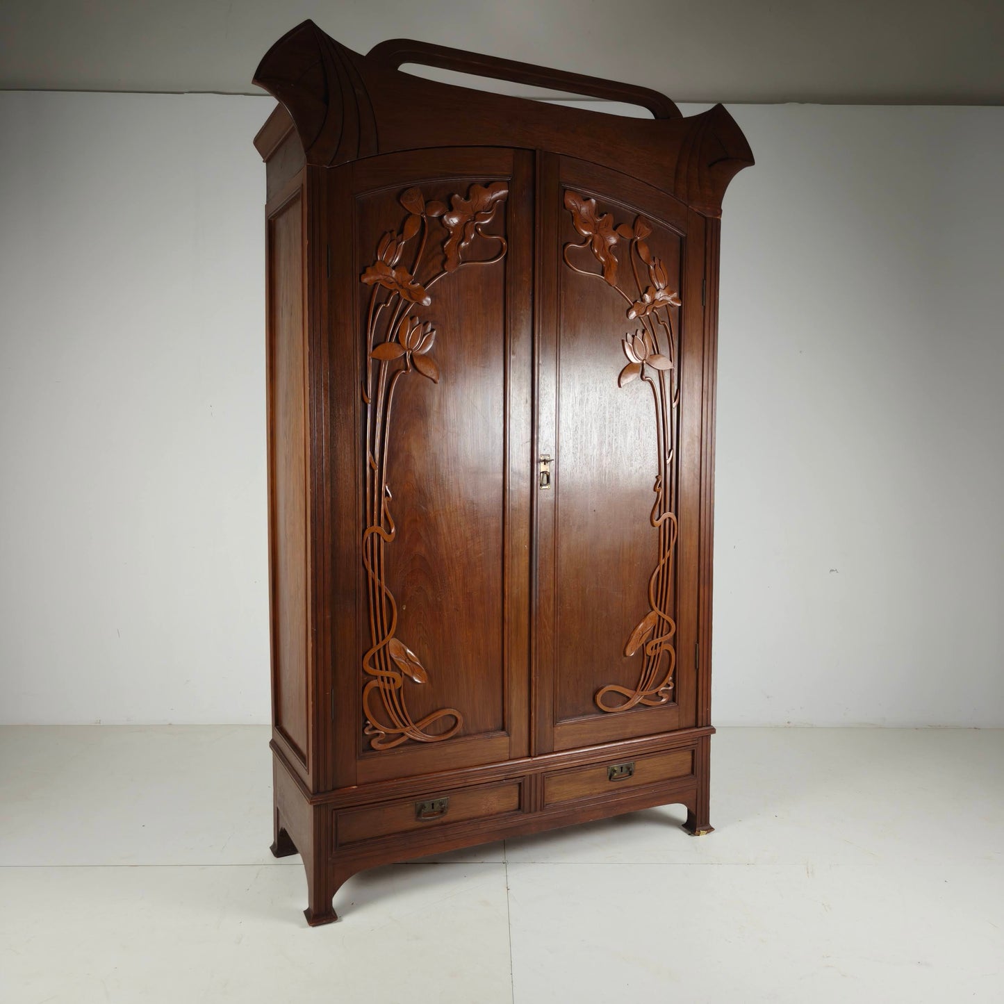 Art Nouveau Wardrobe, circa 1900