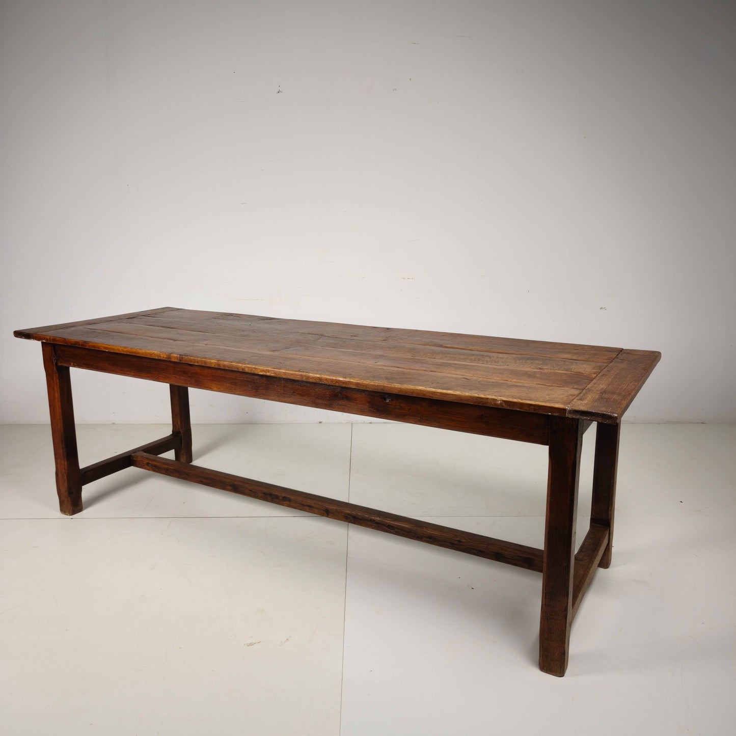 French Oak Farmhouse Table, 19th Century