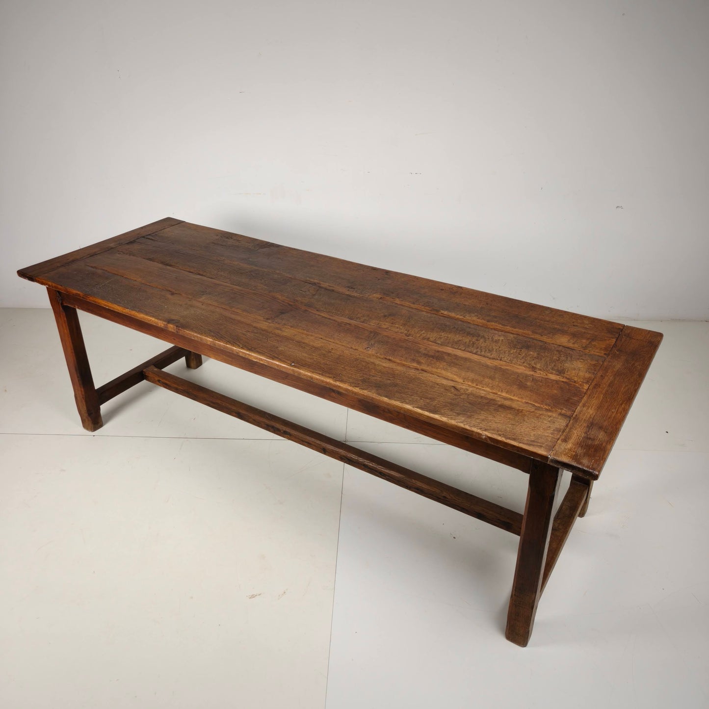 French Oak Farmhouse Table, 19th Century