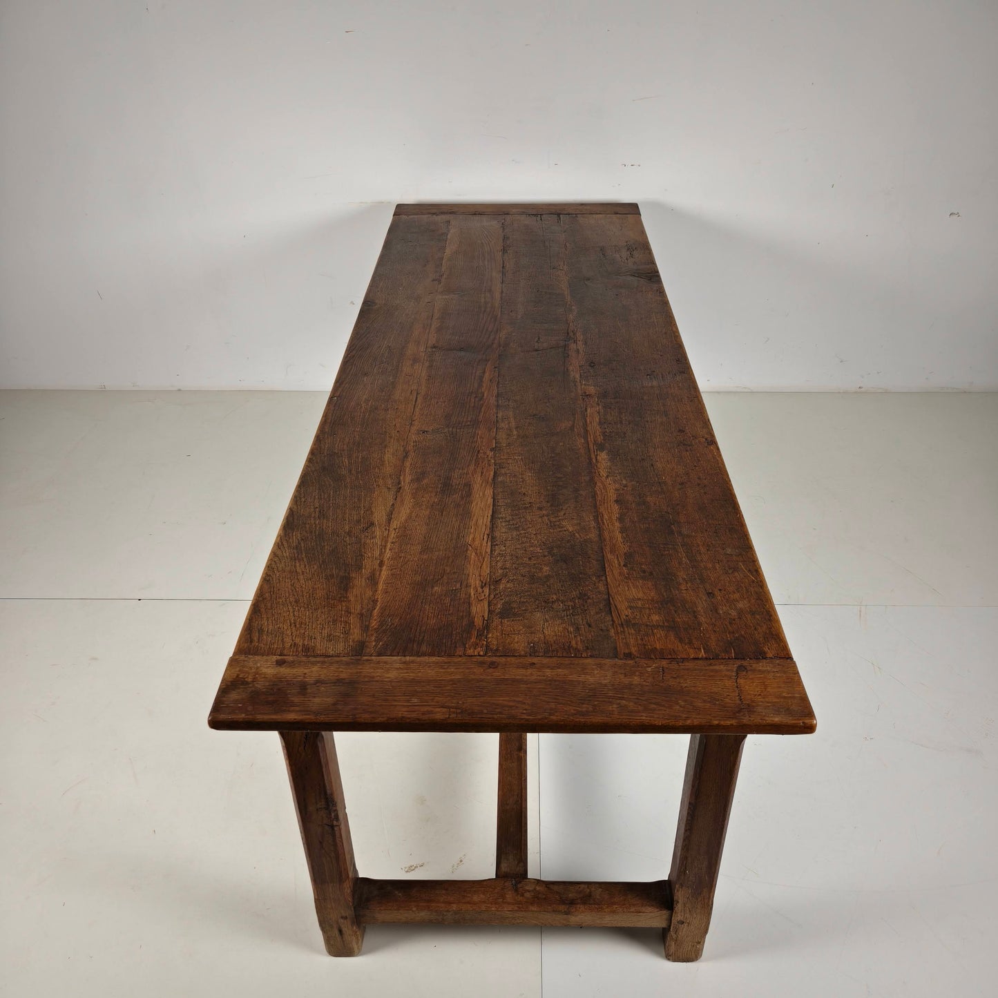 French Oak Farmhouse Table, 19th Century