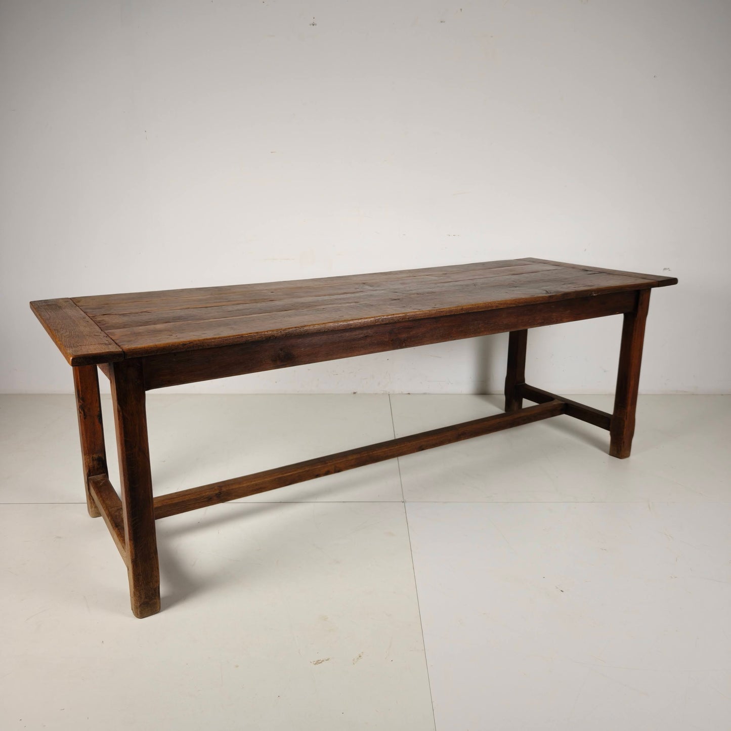 French Oak Farmhouse Table, 19th Century