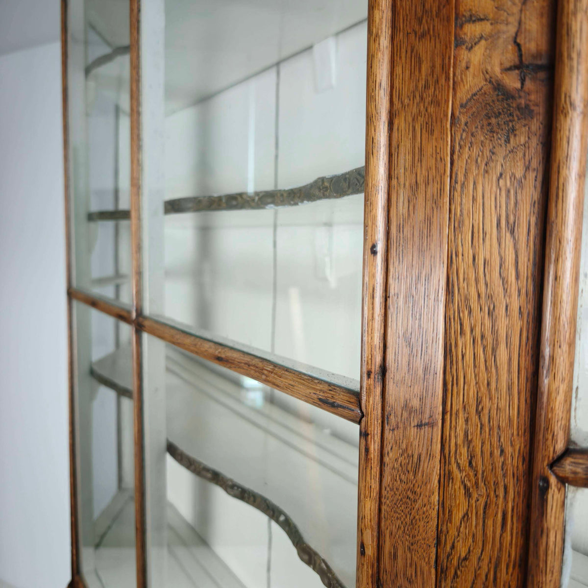 Dutch Oak Bureau Bookcase, 18th Century Dutch Oak Bureau Bookcase, 18th Century