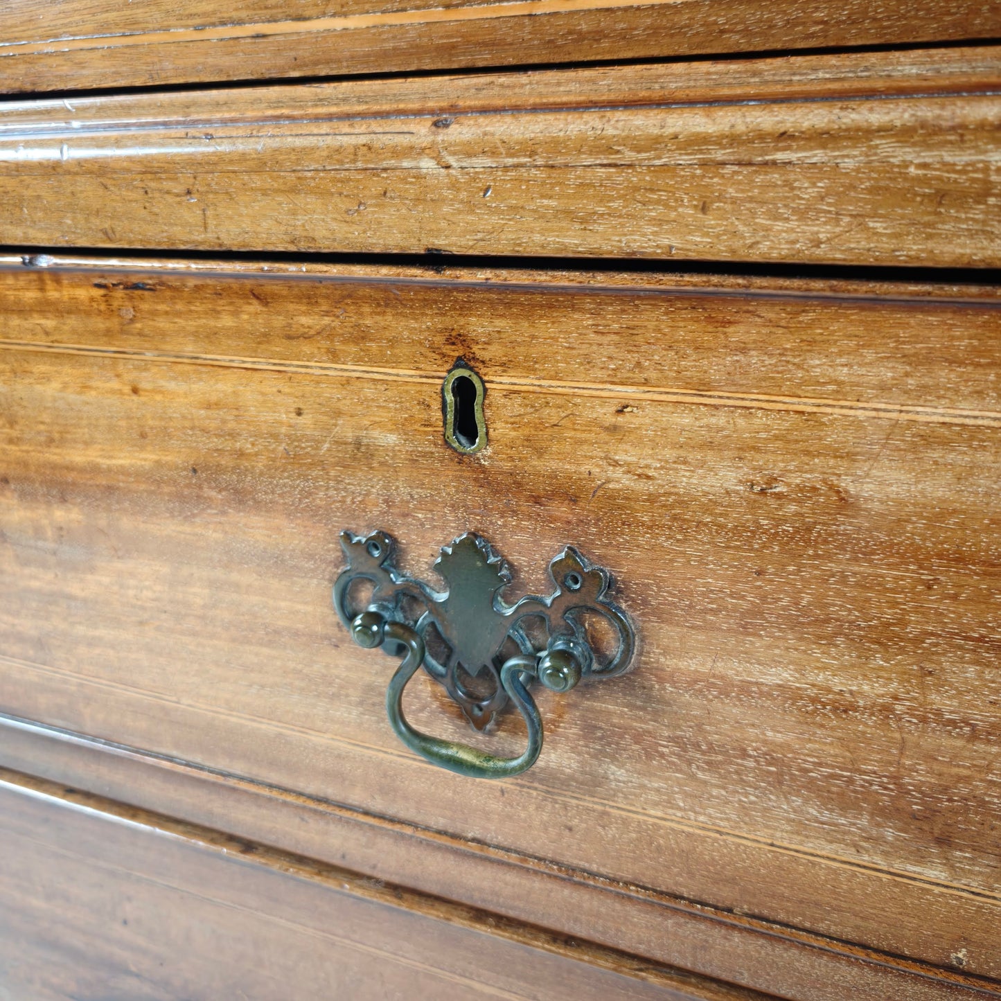Early 19th Century English Mahogany Linen Press Cabinet, c.1820–1840