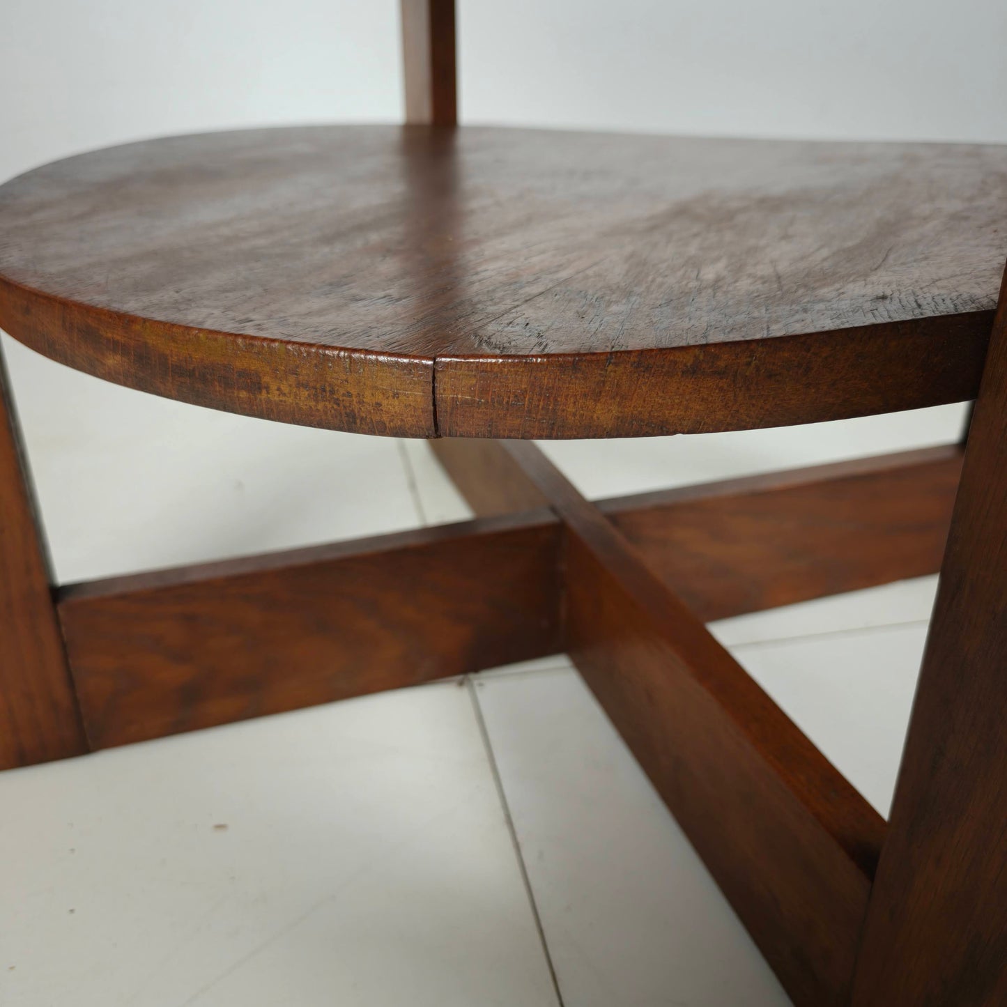 Amsterdam School / Art Deco  Side Table with Star Inlaid Top Circa 1920