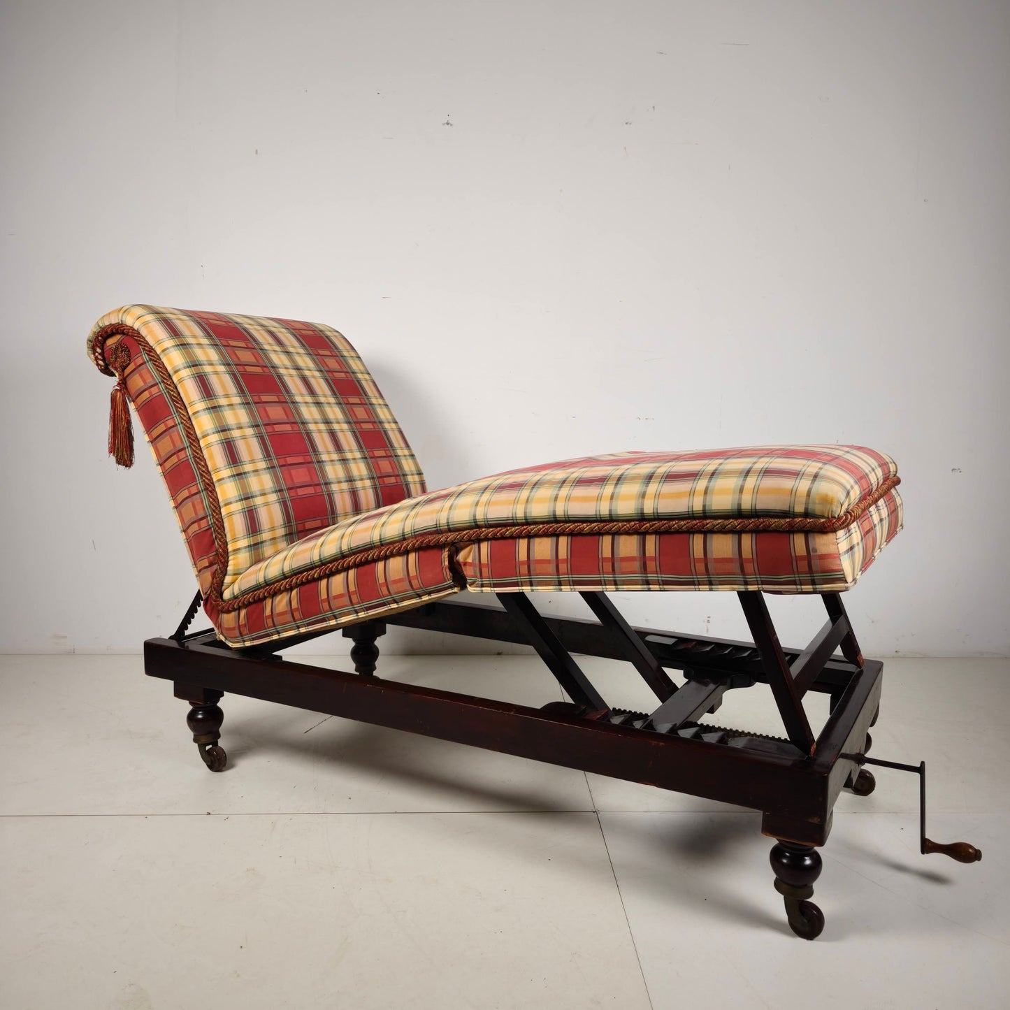 Rare Carters of London Adjustable Invalid Daybed, England, Early 20th Century