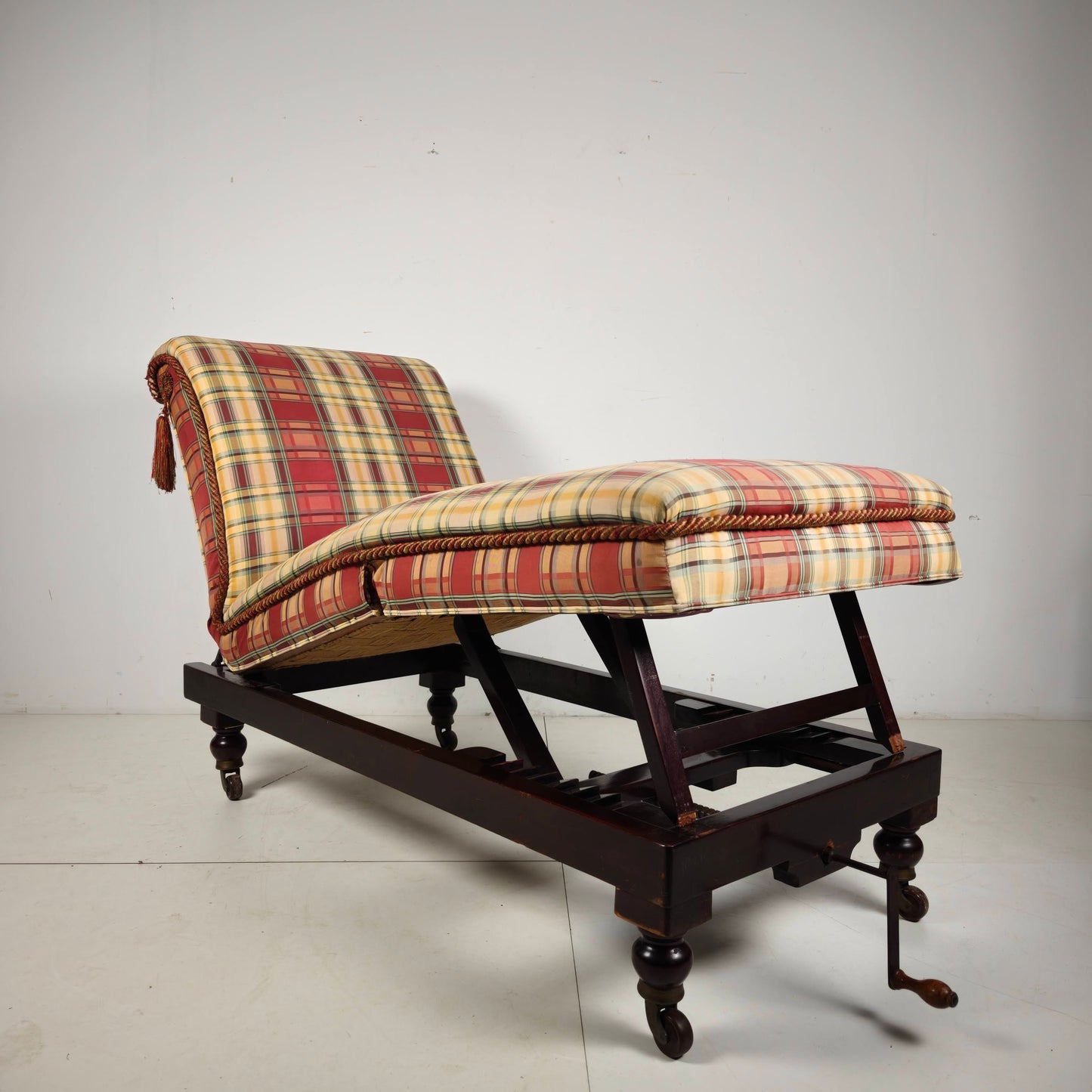 Rare Carters of London Adjustable Invalid Daybed, England, Early 20th Century