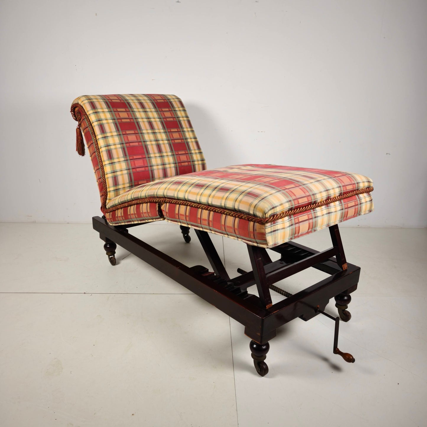 Rare Carters of London Adjustable Invalid Daybed, England, Early 20th Century