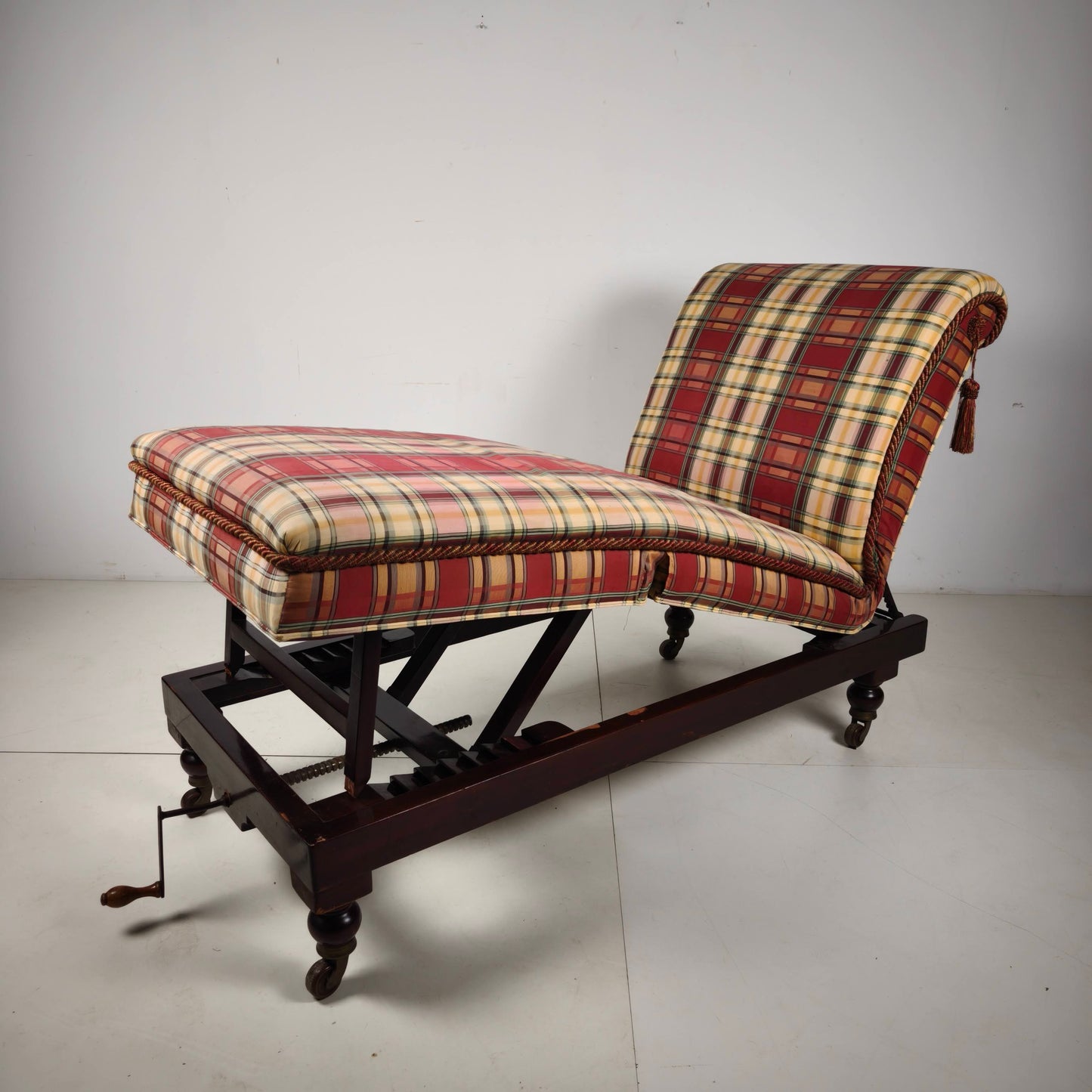 Rare Carters of London Adjustable Invalid Daybed, England, Early 20th Century