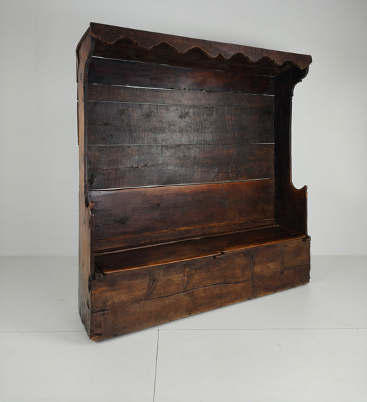 18th Century Catalan Settle Bench