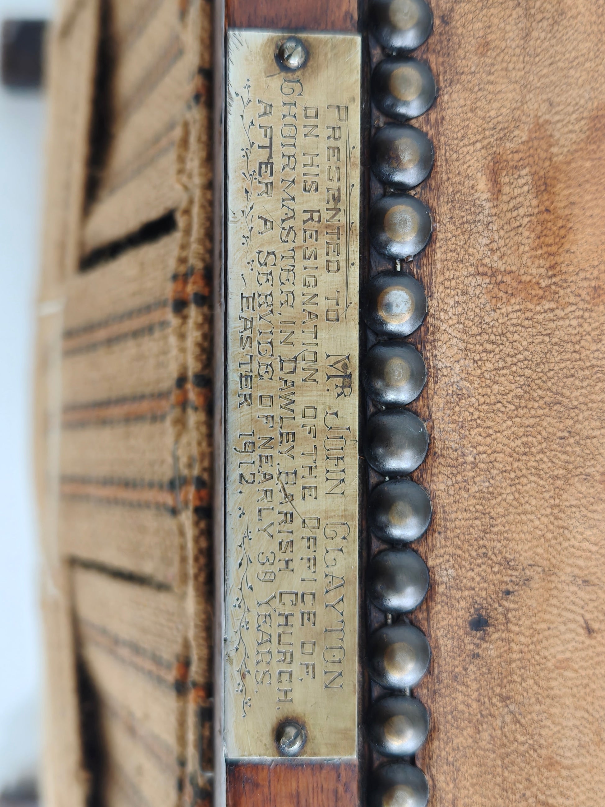 A Classic English Leather Club Chair From 1912 A Classic English Leather Club Chair From 1912