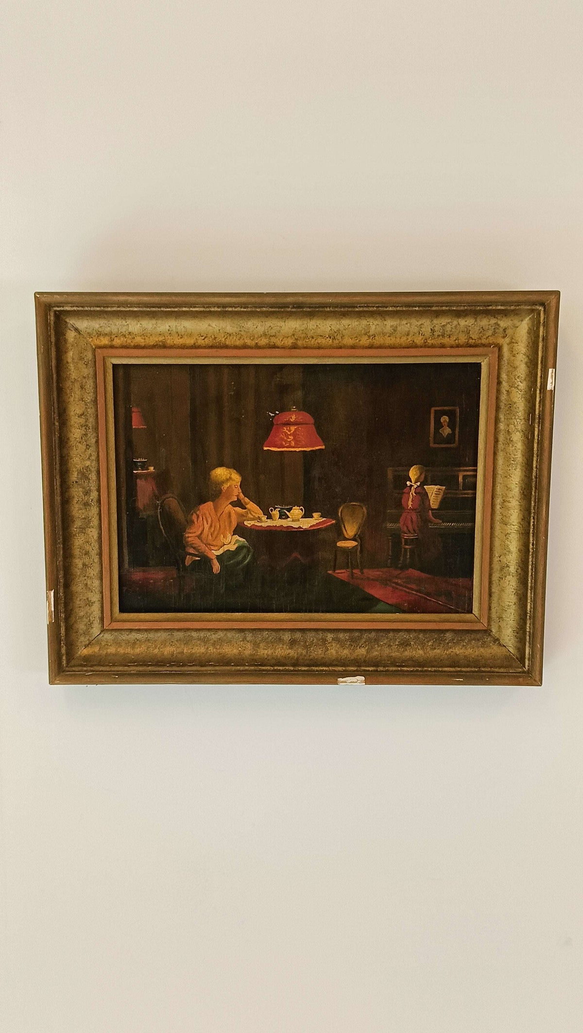 Adorable Painting Women With Child Adorable Painting Women With Child