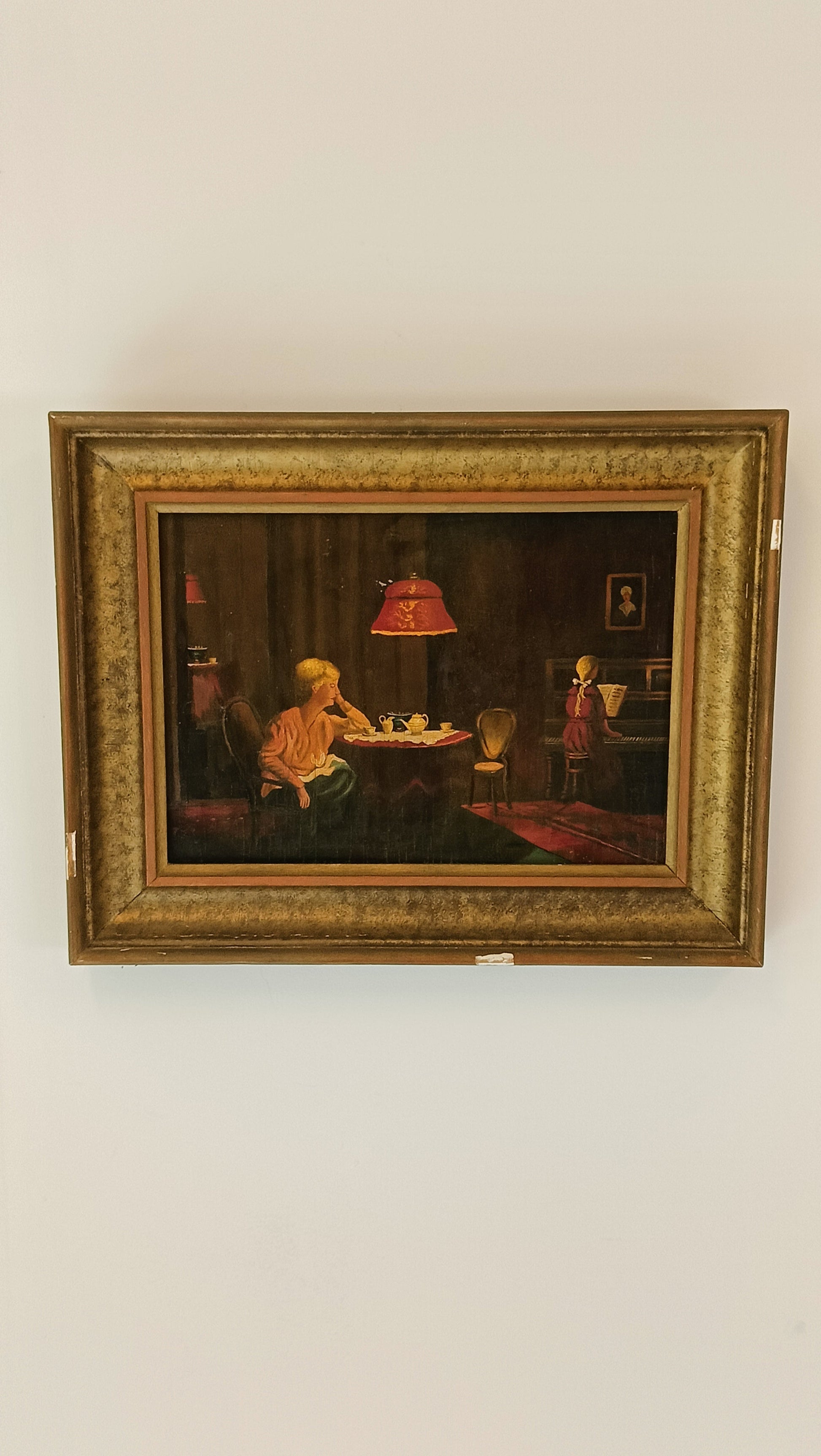 Adorable Painting Women With Child Adorable Painting Women With Child