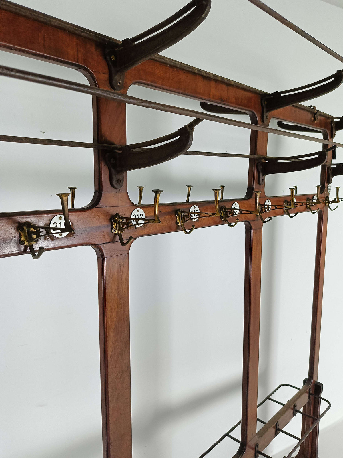 Amazing Antique club Coat Rack Amazing Antique club Coat Rack