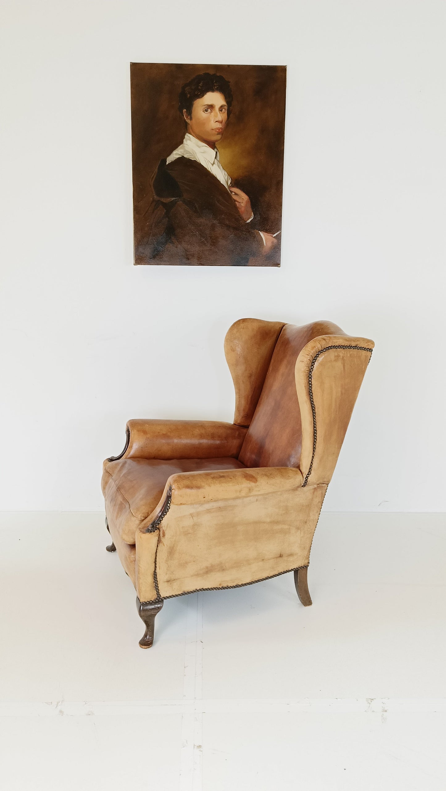 Amazing Sheep Leather Chair In Excellent Condition Amazing Sheep Leather Chair In Excellent Condition