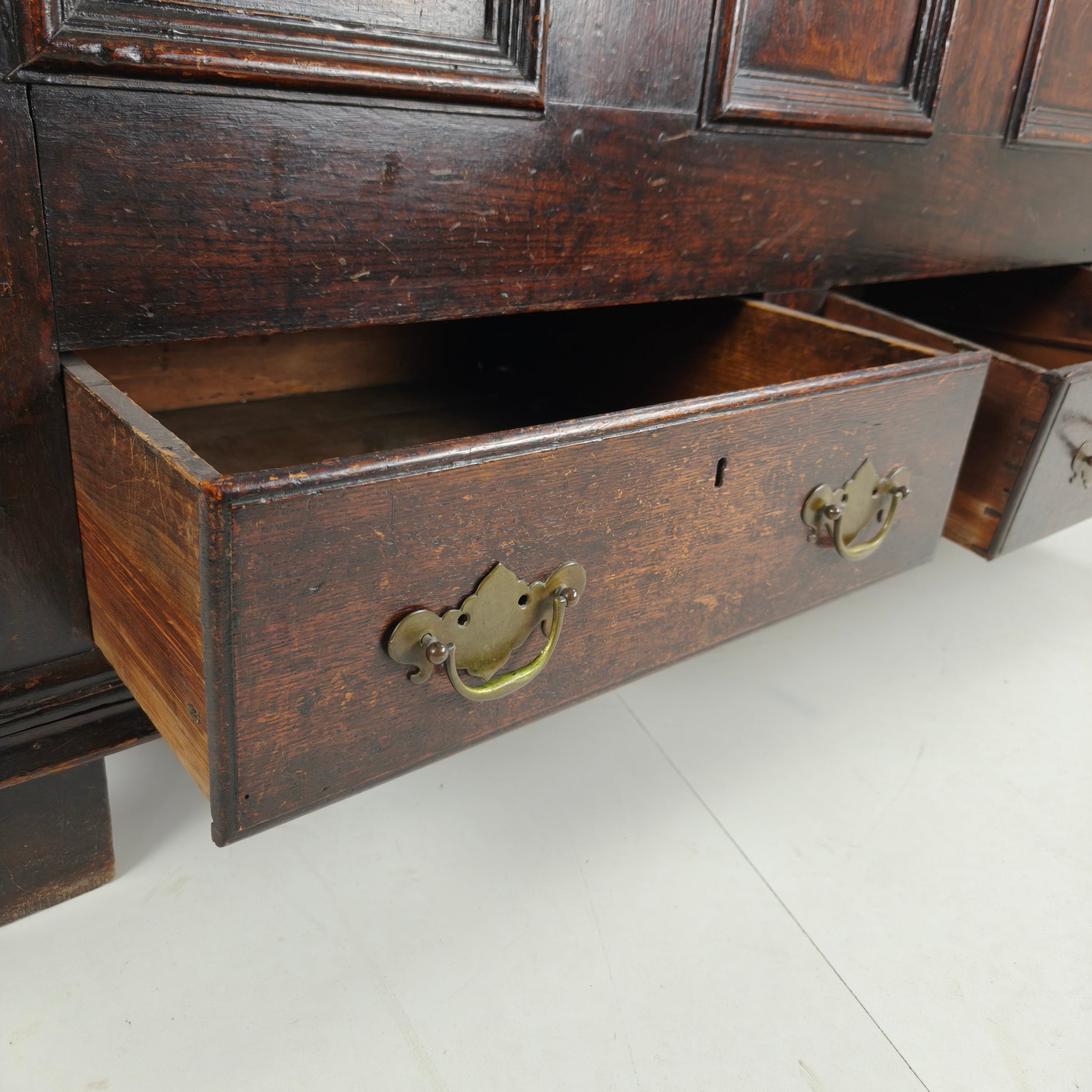 Antique 18th Century Georgian Oak Mule Chest / Coffer / Blanket Box Antique 18th Century Georgian Oak Mule Chest / Coffer / Blanket Box