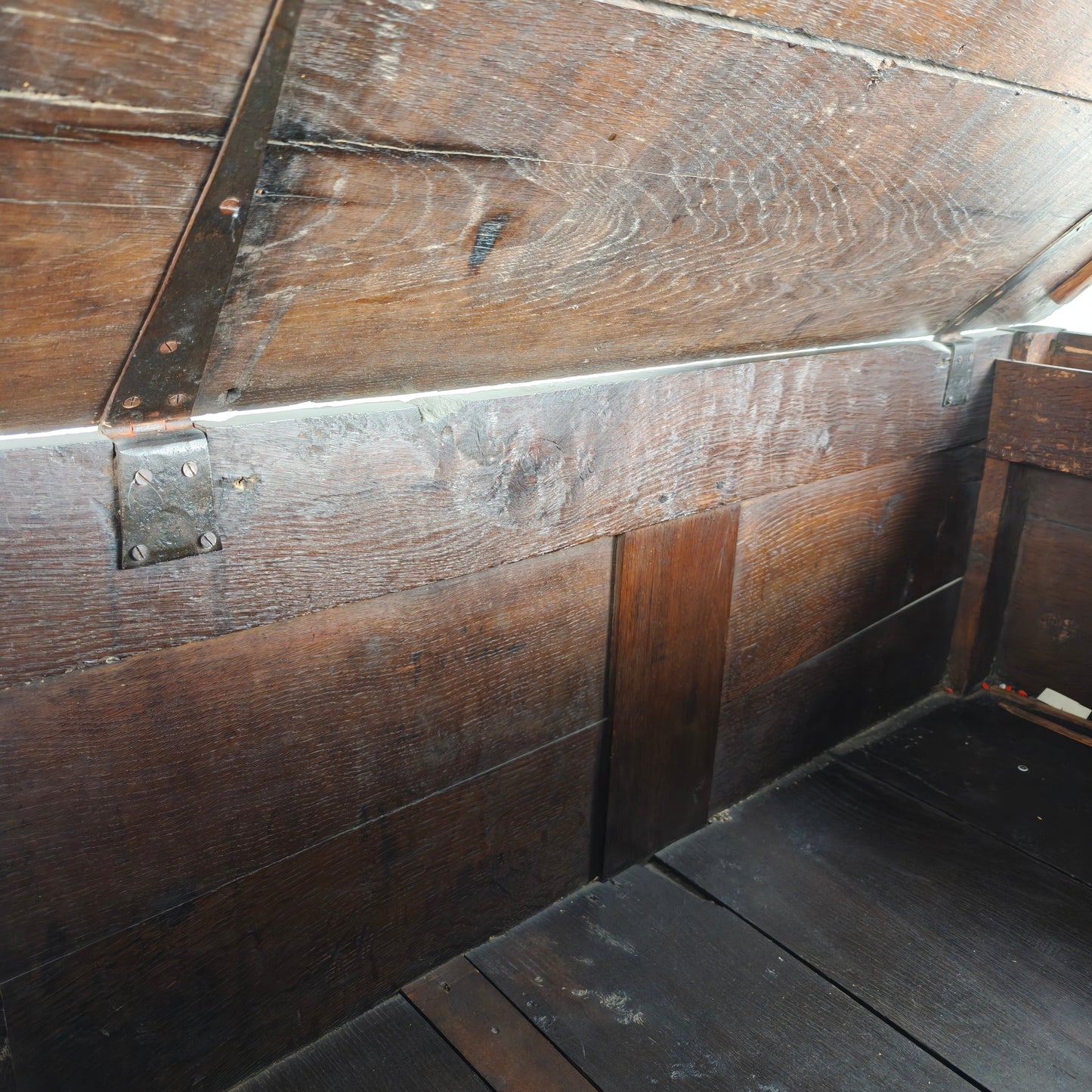 Antique 18th Century Georgian Oak Mule Chest / Coffer / Blanket Box Antique 18th Century Georgian Oak Mule Chest / Coffer / Blanket Box